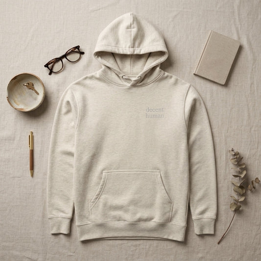the decent human hoodie