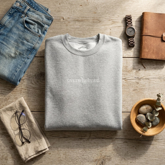 the overwhelmed crewneck